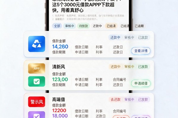 急需周转必看！小额网贷好下款不？这5个3000元借款APP下款超快，用着真舒心