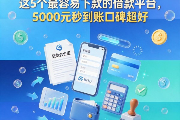 刚满18岁必看！这5个最容易下款的借款平台，5000元秒到账口碑超好