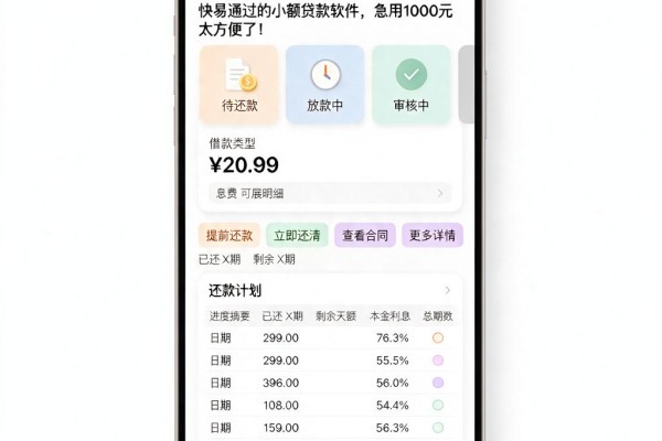 大多数人还不知道！2026年这5个放款快易通过的小额贷款软件，急用1000元太方便了