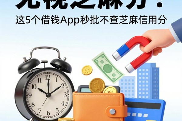 无视芝麻分!2026双黑口子更新,这5个借钱App秒批不查芝麻信用分