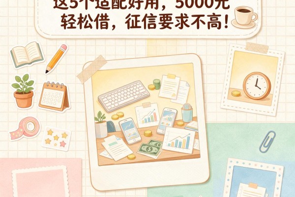 微信上还有哪些借钱软件?这5个适配好用,5000元轻松借,征信要求不高!