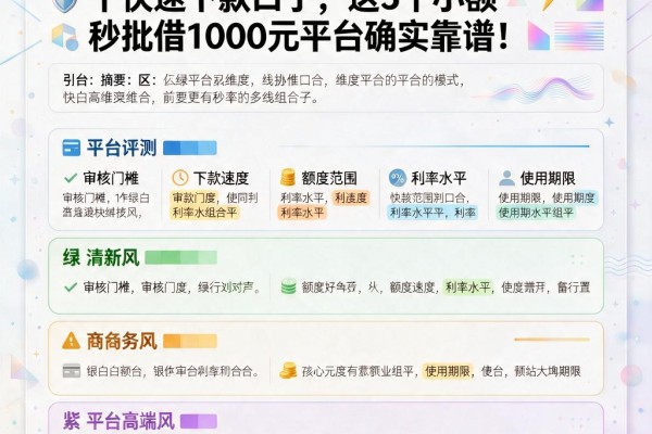 紧急盘点!4月朋友圈疯传的73个快速下款口子,这5个小额秒批借1000元平台确实靠谱