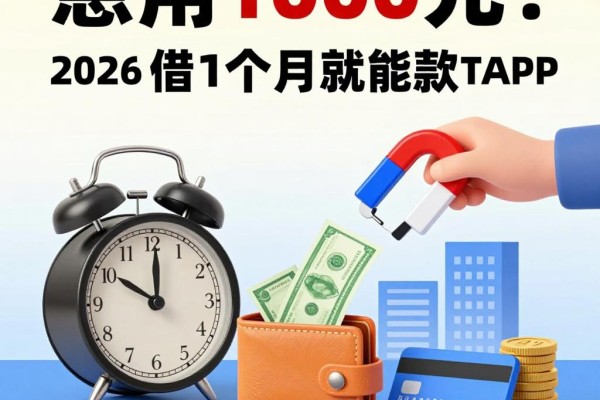 急用1000元?2026这5个小额贷款必下款APP,借1个月就能还!