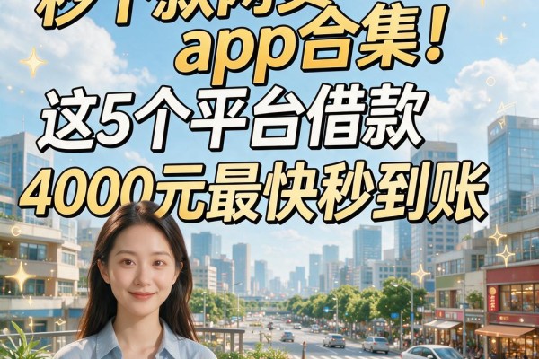 秒下款网贷app合集!这5个平台借款4000元最快秒到账