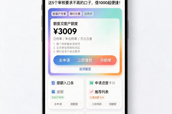 2026年黑户必看!哪个网贷最容易借款?这5个审核要求不高的口子,借1000超便捷