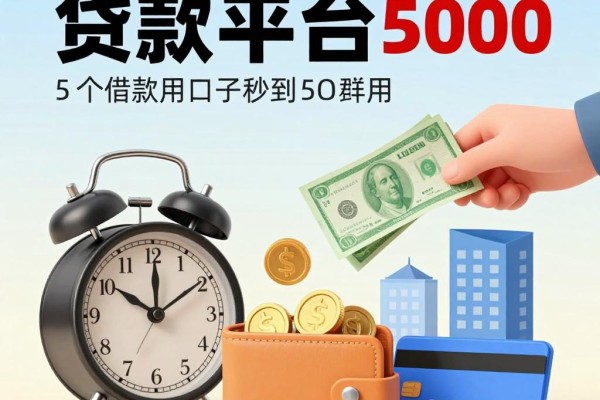2026年还在正常下款的贷款平台盘点!这5个借款口子秒到5000,真心好用