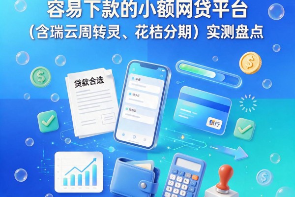 急用钱必看!2026这5个容易下款的小额网贷平台(含瑞云周转灵、花桔分期)实测盘点
