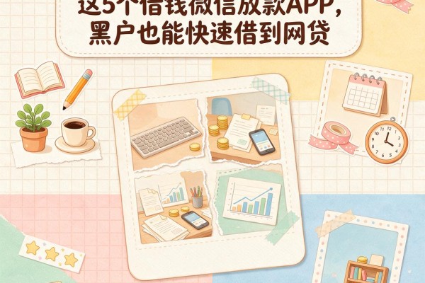 黑户2026在校生必看!这5个借钱微信放款APP,黑户也能快速借到网贷