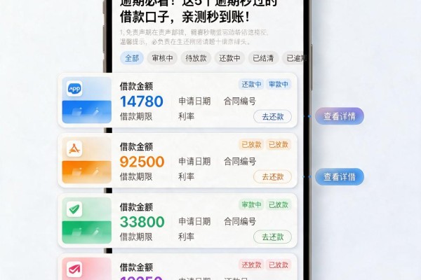 逾期必看!这5个逾期秒过的借款口子,亲测秒到账!
