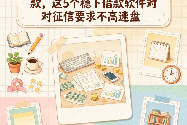 无视征信的大额分期高过款，这5个稳下借款软件对征信要求不高速盘