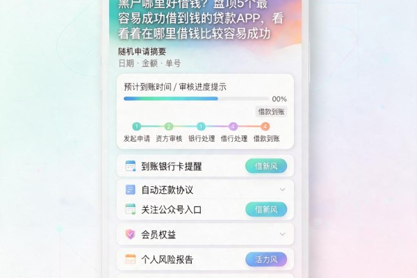 黑户哪里好借钱?盘点5个最容易成功借到钱的贷款APP,看看在哪里借钱比较容易成功