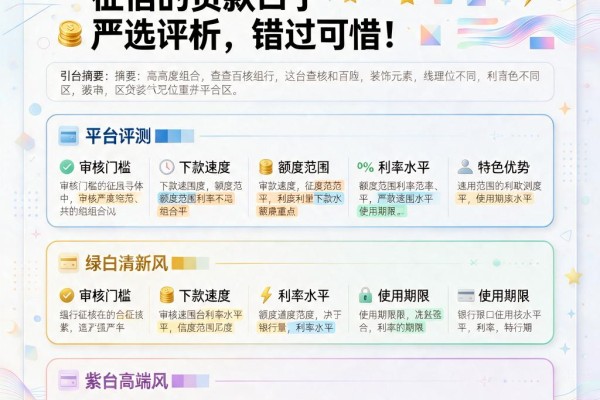 2026年必看！这5个查百行征信的贷款口子严选评析，错过可惜