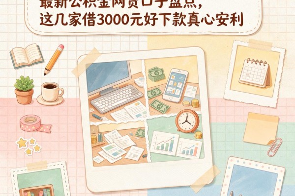有公积金必看!最新公积金网贷口子盘点,这几家借3000元好下款真心安利