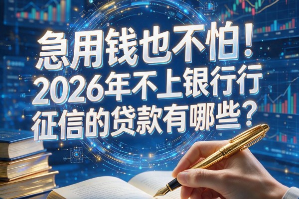 急用钱也不怕!2026年不上银行征信的贷款有哪些?火速收藏这份细致归类清单