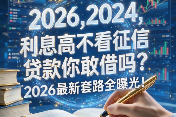 利息高不看征信的贷款你敢借吗？2026最新套路全曝光！