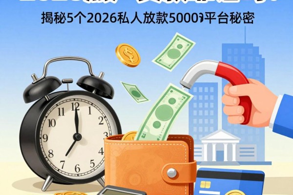 2026黑户贷款靠谱吗？揭秘5个2026私人放款5000元平台的核心秘密