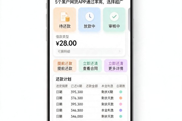 黑户无视芝麻信用分容易通过!2026这5个黑户网贷APP通过率高,选择超广