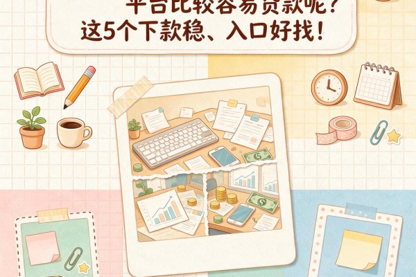 逾期风控宽松！黑户哪些平台比较容易贷款呢？这5个下款稳、入口好找！