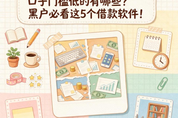 2026年手机上申请贷款口子门槛低的有哪些?黑户必看这5个借款软件!