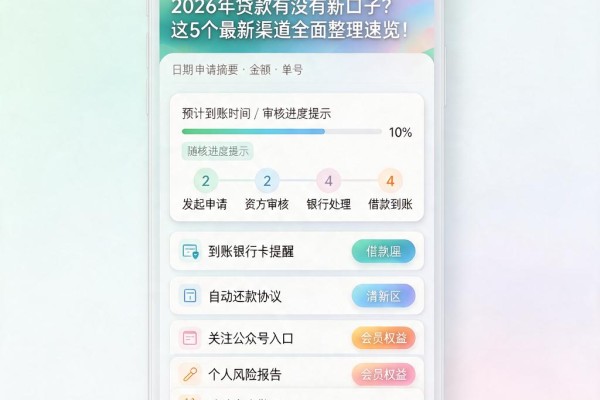 2026年贷款有没有新口子？这5个最新渠道全面整理速览！