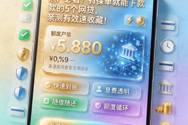 黑户必看!有保单就能下款的5个网贷,亲测有效速收藏