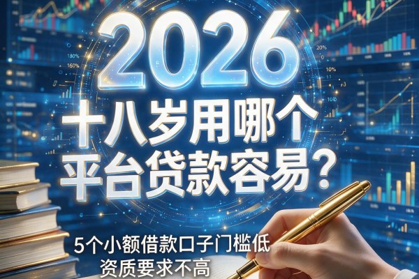 十八岁用哪个平台贷款容易？2026这5个小额借款口子门槛低、资质要求不高
