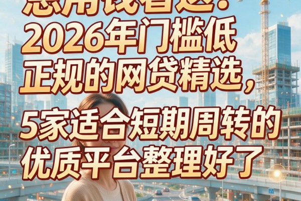 急用钱看这!2026年门槛低正规的网贷精选,5家适合短期周转的优质平台整理好了