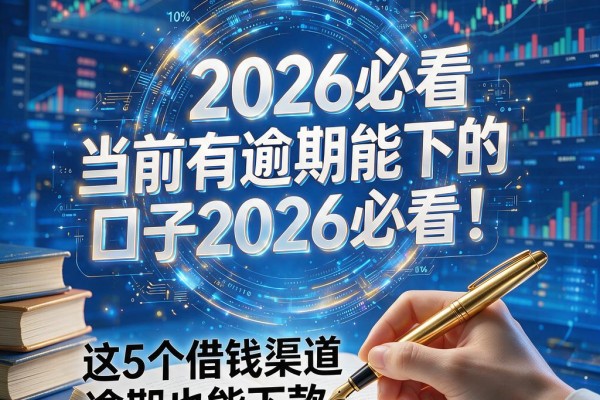 黑户当前有逾期能下的口子2026必看!这5个借钱渠道逾期也能下款