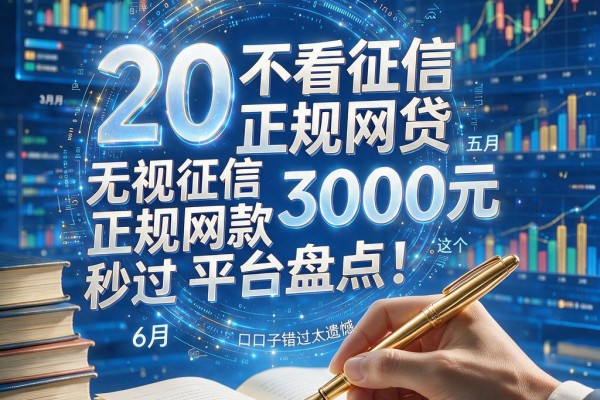 黑户最新不看征信正规网贷的平台盘点！6月这五个无视征信借款3000元秒过口子错过太遗憾