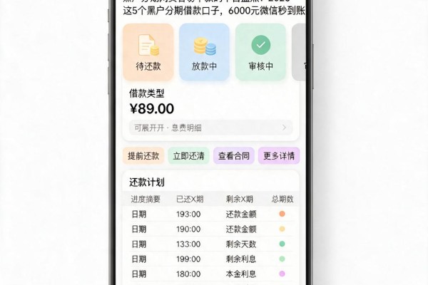 黑户分期网贷容易下款的平台盘点!2026这5个黑户分期借款口子,6000元微信秒到账