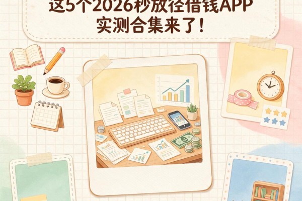 黑户必看!有贷款门槛低的嘛?这5个2026秒放款借钱APP实测合集来了!
