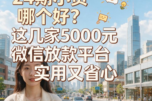24期小贷哪个好？这几家5000元微信放款平台实用又省心