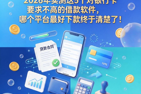 不用银行卡也能秒下款!2026年实测这5个对银行卡要求不高的借款软件,哪个平台最好下款终于清楚了