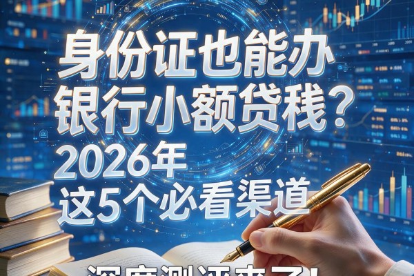 身份证也能办银行小额贷款？2026年这5个必看渠道，深度测评来了！