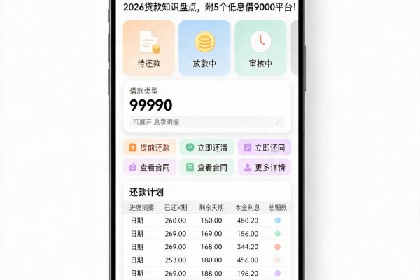 人人3000必看！哪种借款软件利息低？2026贷款知识盘点，附5个低息借9000平台