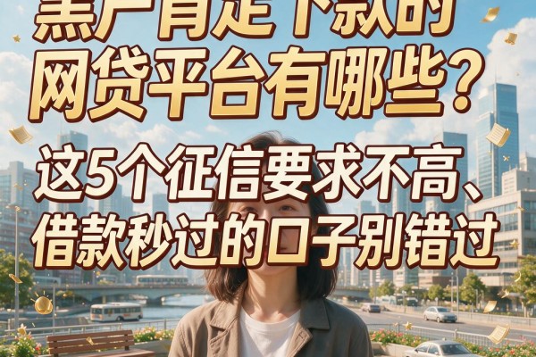 黑户肯定下款的网贷平台有哪些?这5个征信要求不高、借款秒过的口子别错过