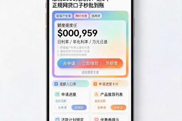 急需2000元周转？这5个正规网贷口子秒批到账
