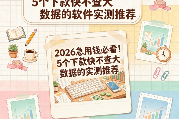 2026急用钱必看！5个下款快不查大数据的软件实测推荐