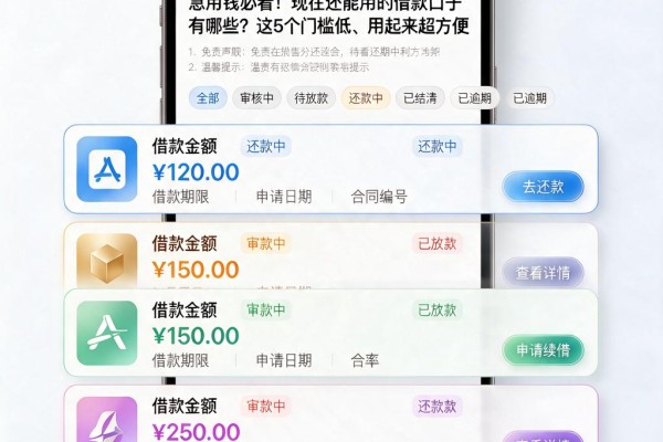 急用钱必看!现在还能用的借款口子有哪些?这5个门槛低、用起来超方便