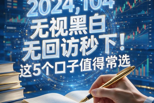 无视黑白无回访秒下！这5个口子值得常选，亲测精选速览