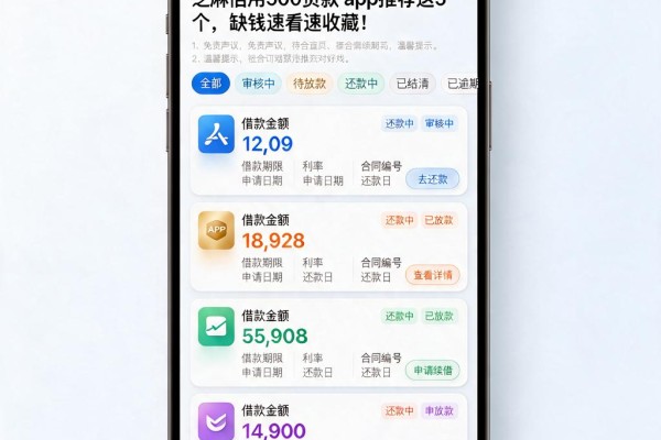 芝麻信用500贷款 app推荐这5个,缺钱速看速收藏!