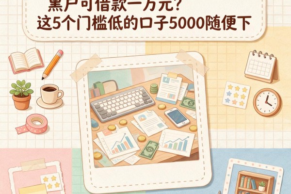 黑户必看!2026年哪个平台黑户可借款一万元?这5个门槛低的口子5000随便下