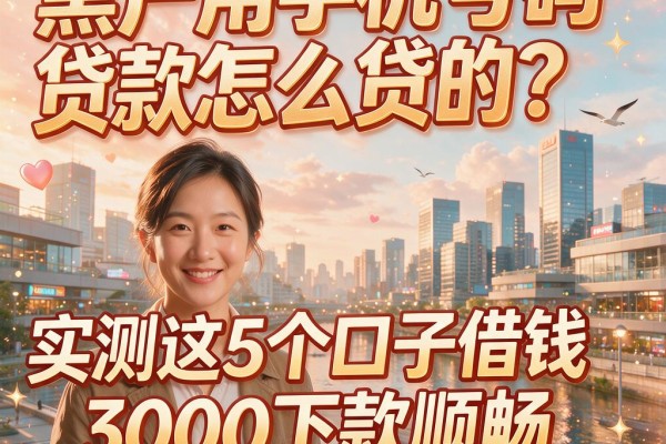 黑户用手机号码贷款怎么贷的？实测这5个口子借钱3000下款顺畅