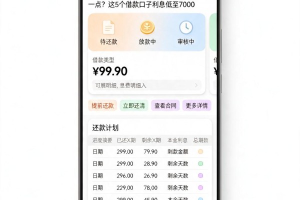 2026年恍然大悟!什么网贷口子利息低一点?这5个借款口子利息低至7000