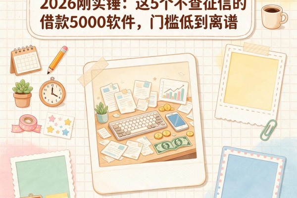 芝麻信用分680必看!2026刚实锤:这5个不查征信的借款5000软件,门槛低到离谱