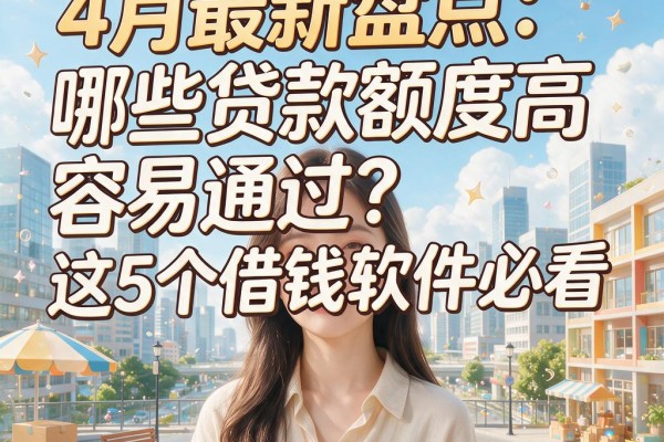 4月最新盘点:哪些贷款额度高容易通过?这5个借钱软件必看