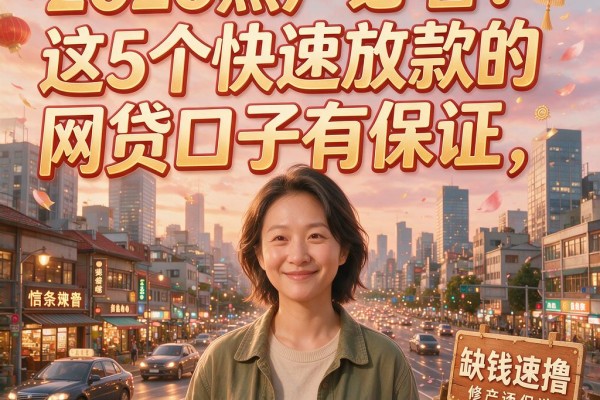 2026黑户必看!这5个快速放款的网贷口子有保证,缺钱速撸