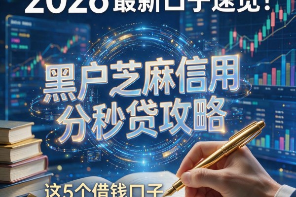 2026最新口子速览!黑户芝麻信用分秒贷攻略,这5个借钱口子对征信要求不高