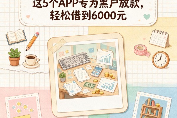 2026黑户网贷新口子盘点:这5个APP专为黑户放款,轻松借到6000元
