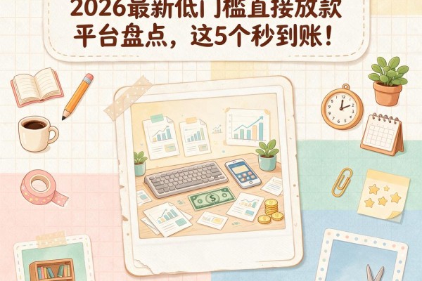500元借款小口子怎么借？2026最新低门槛直接放款平台盘点，这5个秒到账！